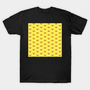Star-Struck Emoji Pattern | Pop Art T-Shirt
